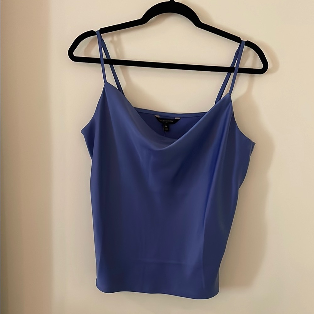 NWT!! Banana Republic Blue Camisole Top with Spaghetti Straps